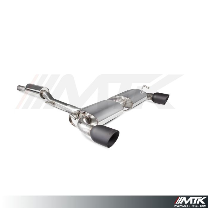 Catback avec silencieux intermediaire Volkswagen Golf Mk4 R32